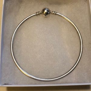 Pandora silver bangle bracelet